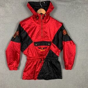 Vintage Snuggler Kaelin Ski Jacket Womens 4 Red Southwestern Retro 80s 90s VTG‎